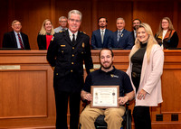 Lions Club Check Presentation. - Small Business Saturday - Mitch Winkelmann Cert - Lt. Kevin Swat 19 Nov 2024